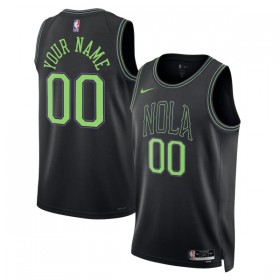 Maillot Homme New Orleans Pelicans Personnalisable 2025-26 Nike City Edition Noir Swingman